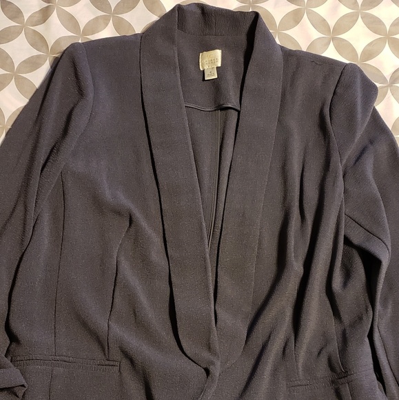 Charcoal grey casual blazer - Picture 2 of 6